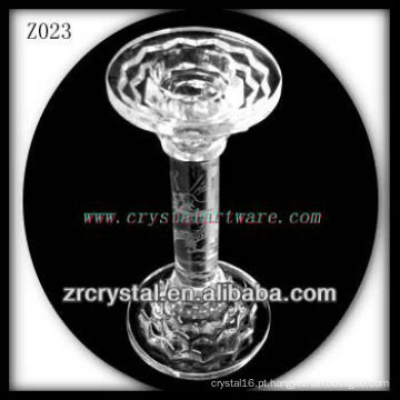 Suporte de vela de cristal popular Z023